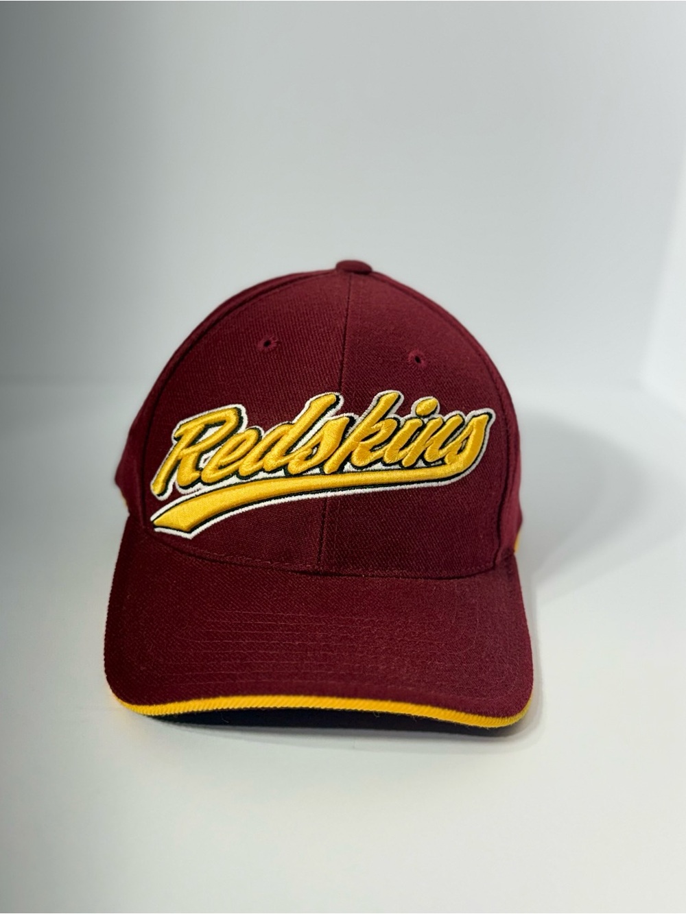 Vintage Washington Redskins American Needle Script Strapback Hat NFL‎ Maroon Cap